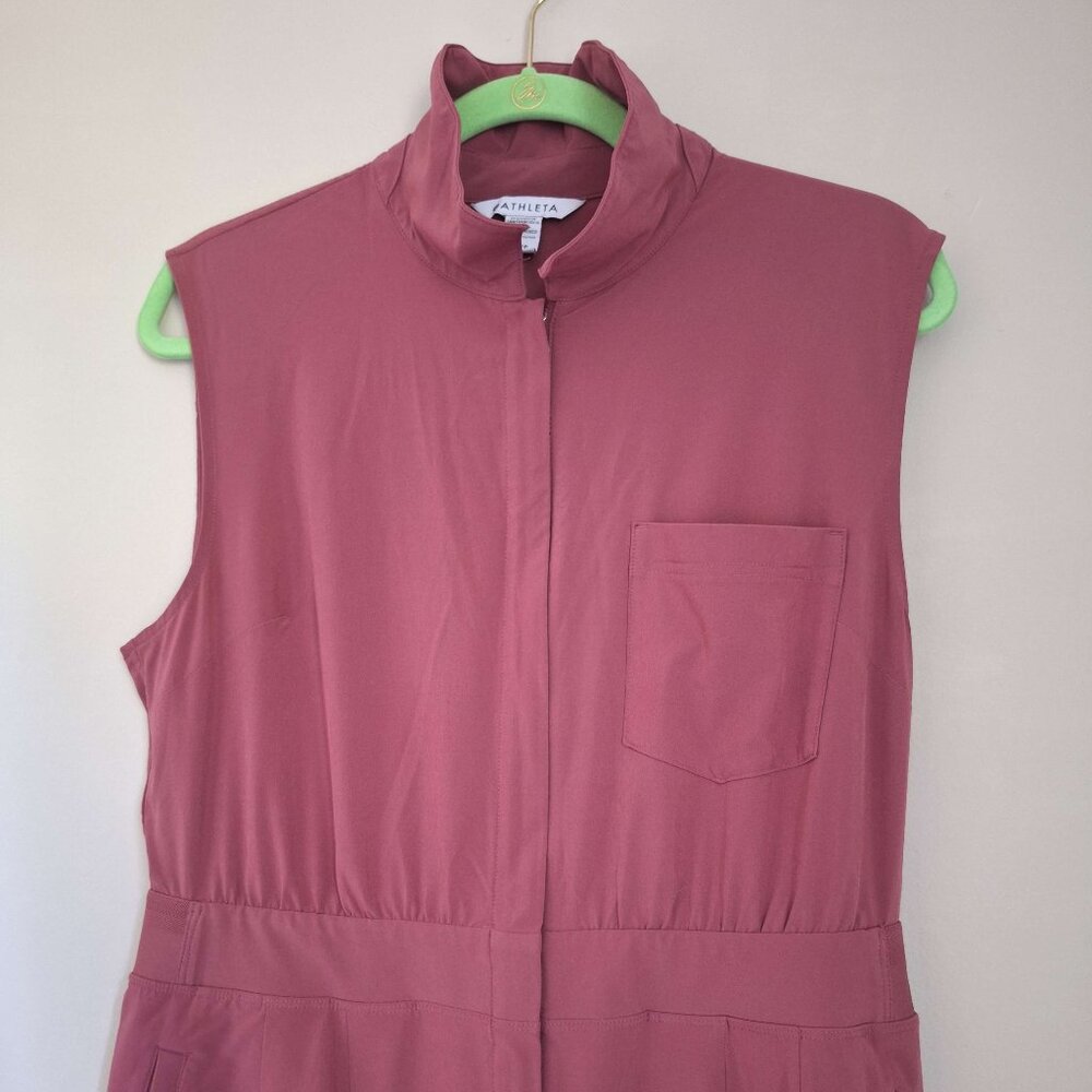 Athleta Brooklyn Heights Wide Leg Jumpsuit 12P